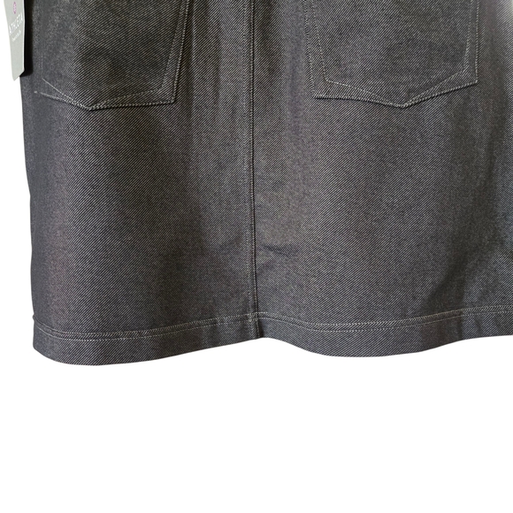 ATHLETA Women's Size L Bettona Skort Denim‎ Look Stretch Skort Skirt - Picture 6 of 10